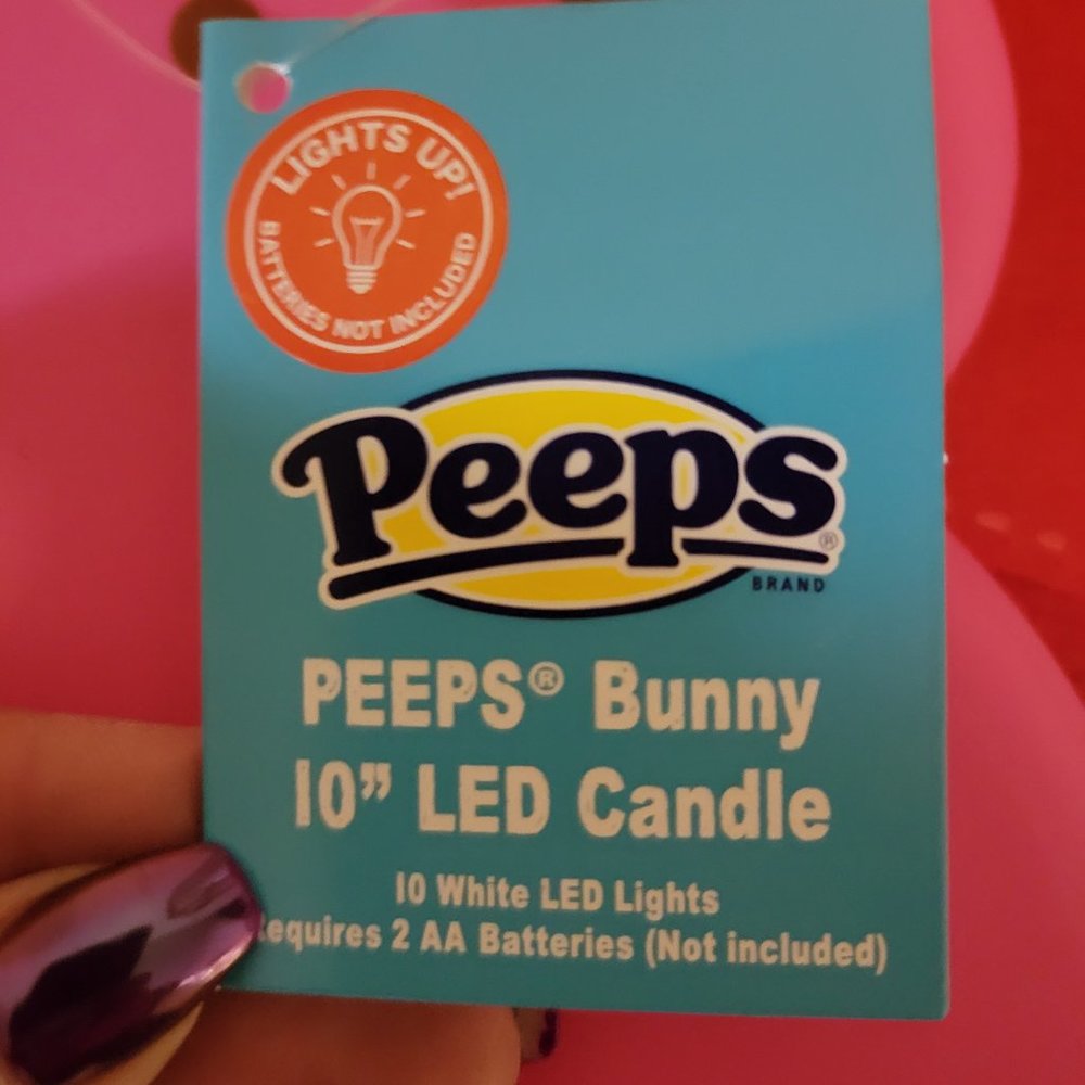 Peeps Light up blow mold- pink - Picture 3 of 3